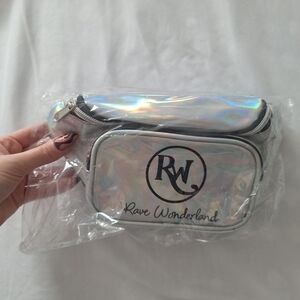 Rave Wonderland Iridescent Rave Fanny Pack Bag
